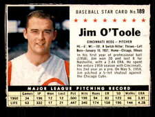 1961 Post Cereal #189 Jim O'Toole Excellent Reds     ID:342477