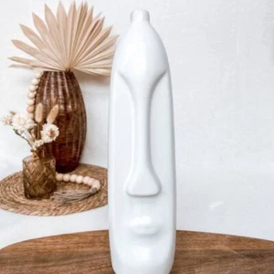 Vase "Mataki" in weiß 35cm - Picture 1 of 5