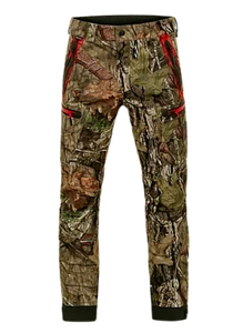 ¡NUEVO! Pantalones de caza Härkila MOOSE HUNTER 2.0 GTX - camuflaje/red blaze - Goretex - Imagen 1 de 9