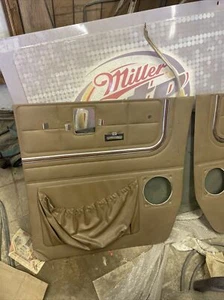 1983-1991 Ford Econoline Van Door Panels E150 E250 E350 Tan - Picture 1 of 4