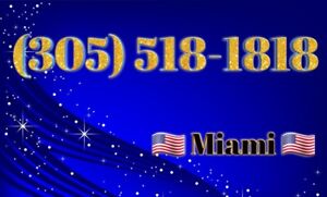 305 Easy Phone Number (305) 518-1818  the ORIGINAL Miami UNIQUE Memorable