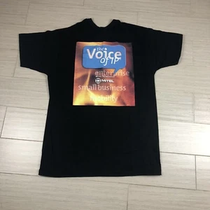 Vintage Promo network T Shirt Mitel The Next Big Thing Size XLarge Black - Picture 1 of 6