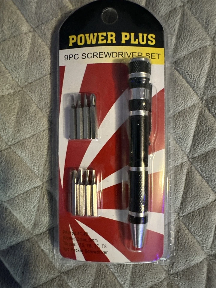 Power Plus 9-Piece Pocket Screwdriver Set - Image 1 of 3