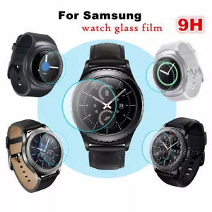 Clear Tempered Glass Screen Protector For Samsung Galaxy Watch 42 46 S4 Gear S3