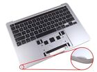 Apple Pro Keyboard Palmrest Assembly W/ Battery No Touchpad *Dent & Bad Backlit*
