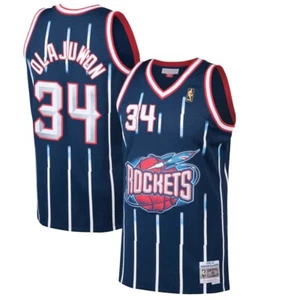 Hakeem Olajuwon Houston Rockets #34 Mitchell & Ness NBA Authentic 1996-97 Jersey - Bild 1 von 5