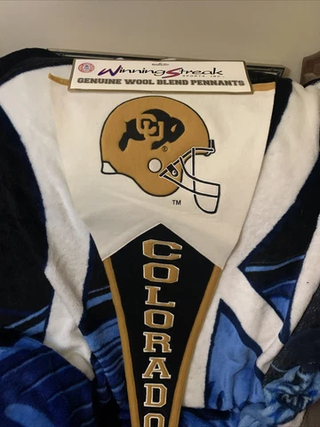 Colorado University Genuine Wool Blend Pennant From Winning Streak Sports / N P Cover