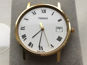 Vintage Tissot 18K Solid Gold Le Locle Date Men's Watch 750 Gold Swiss Made - Picture 1 of 17