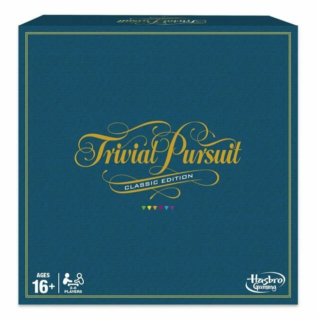 Hasbro Trivial Pursuit Classic Edition Board Game - C1940