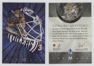 2001-02 ITG Be A Player Between the Pipes The Mask Tommy Salo