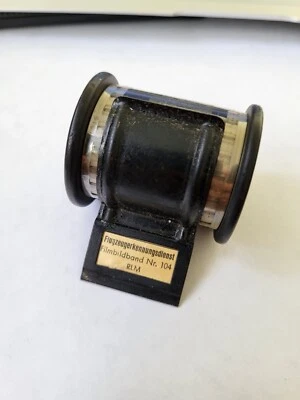 Редкий немецкий «Flugzeugerkennungsdienst» 35 мм черно-белый прямой положительный самолет Второй мировой войны - Изображение 1 из 4