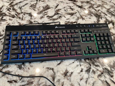 Corsair K55 (CH9206015NA) Wired RGB Backlit Gaming Keyboard - Image 1 of 4