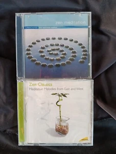 ZEN Meditation East & West 2 CD Lot: //..LIKE NEW Mint BRAND NEW CASES - Picture 1 of 3