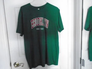 Men's Brooklyn New York Green T-Shirt Size XXL New - Bild 1 von 3
