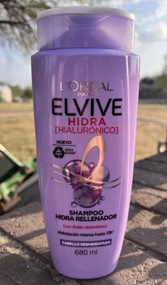 Set Champú L’Oréal ELVIVE Hidra Hialurónico 680ML (23oz) GRANDE Botella De México Foto 1 de 2