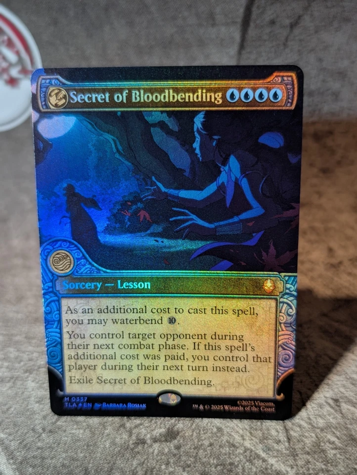 MTG, Secret of Bloodbending (#0337), Avatar TLA Showcase - Foil, NM Mythic. - Image 1 of 4