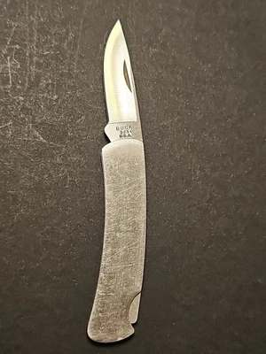 Buck 525   U.S.A. Gent Pocket Knife  1990 Stainless Steel Vintage Folding Knife - Image 1 of 4