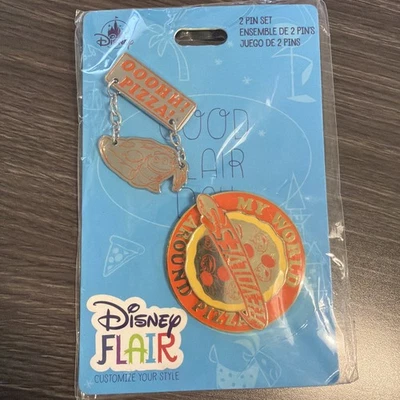 Juego de 2 prendedores comerciales estilo alienígena pequeños hombres verdes Toy Story Pizza Planet de Disney Foto 1 de 2