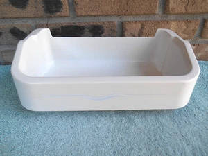 Kenmore PATTUMIERA PORTA FRIGORIFERO GRANDE RIPIANO BIANCO CON STRISCIA BLU 215441500 - Foto 1 di 14