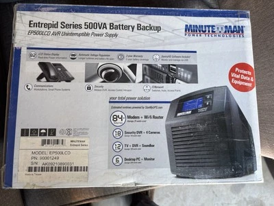 Minuteman EP500LCD | UPS torre interactiva Entrepid Line, 500 VA Foto 1 de 2