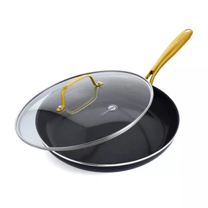 GreenPan Studio 12" Covered Frypan - Black - Picture 1 of 10