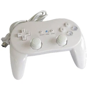 Controlador Pro Clásico Para Wii U Blanco Para Wii Gamepad - Imagen 1 de 4