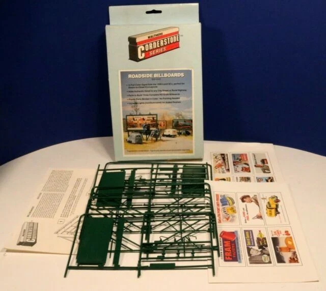 Kit de vallas publicitarias de carretera Walthers 933-3103 HO Foto 1 de 1