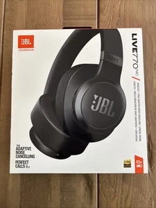 JBL Live 770NC Cuffie Over-Ear Wireless, Cancellazione del Rumore Batteria 65 ore Nero - Foto 1 di 10