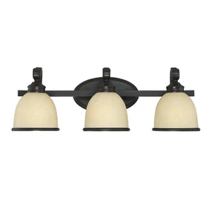 Willoughby 3 Light Bathroom Vanity Light in English Bronze by Savoy House - - Picture 1 of 9