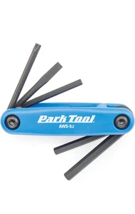 Park Tool AWS-9.2 hochklappbarer Sechskantschlüssel und Schraubendreher Set Werkzeug, blau - Bild 1 von 4