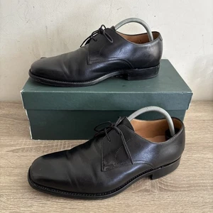 Loake Arundel 2 Oxford Black Calf Leather Men's Lace Up Shoes Traditional UK 7.5 - Picture 1 of 24