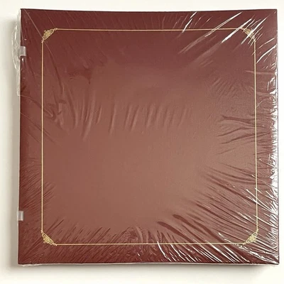 Álbum de fotos Creative Memories 12x12 con adornos dorados malva columna abierta 15 páginas Foto 1 de 4