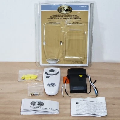 Hampton Bay Hand Held Wireless Ceiling Fan Remote Control 191-691 Open Box - Image 1 of 4