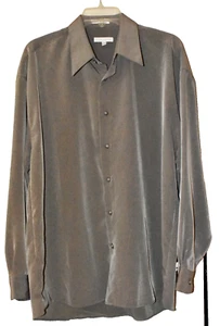Elliott Mens Greenish-Bronze Shirt Size 18 18 1/2  - Picture 1 of 6