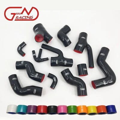 Fit Audi A6 C5 4B S4 B5 Allroad 2.7L Bi-Turbo Silicone Induction Intake Hose Kit - Imagem 1 de 4