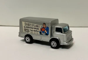 Corgi Juniors Leyland Terrier DAILY PLANET Superman Van - Rare SILVER UK Version - Picture 1 of 3
