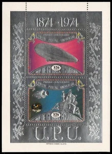 Guinea Ecuatorial 1974 - Mi-N.o Bloque 113 ** - Estampillada sin montar o nunca montada - UPU - Imagen 1 de 1