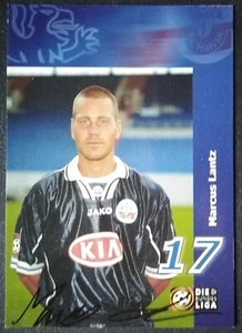 5476 Marcus Lantz FC Hansa Rostock Autogrammkarte 2001/02 original signiert - Bild 1 von 1