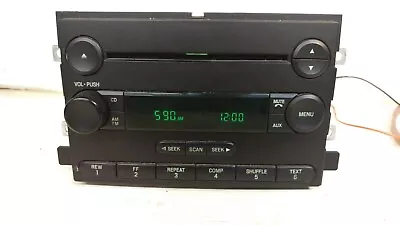 Ford OEM único CD am/fm RADIO Freestyle F150 Explorer Fusion Edge 04-10 5L3T Foto 1 de 4