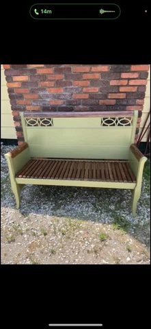 Vintage Headboard Bench Cover