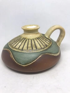 De la Tierra Cuenca Ecuador Pottery Candlestick Holder. - Picture 1 of 10