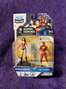 DC Comics Hero Plug & Play Super Heroes The WatchTower Wonder Woman & The Flash - Imagen 1 de 4