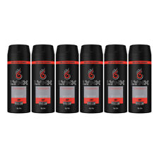 6x Lynx Fresh Voodoo 165ml Body Spray 48h Protection Men Deodorant Fragrance
