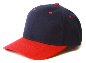 Gorra de béisbol Top Headwear - azul marino/rojo - Imagen 1 de 1