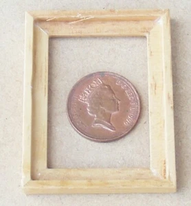 Puppenstube Holz Bilderrahmen ohne Acetat Maßstab 1:12 957m Art tumdee - Bild 1 von 6