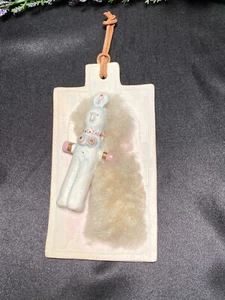 Vintage Handmade Southwestern Ceramic Goddess Wall Hanging Signed by Artist - Picture 1 of 9