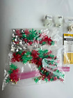 Hobby Craft Beads Crystals Needles And Wire Rolls 26 Guage Lot