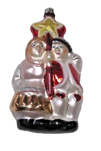 CHRISTOPHER RADKO 93-208-0 Stella Bambini Ragazza Ragazzo Vetro Soffiato ORNAMENTO Natale - Foto 1 di 2