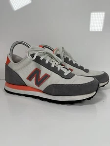 New Balance 501 Women's Size 9 White/Grey/Orange Casual Shoes Sneakers WL501SBV - Picture 1 of 10