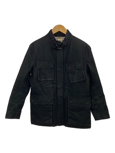Giacca BURBERRY BLACK LABEL XS BLK bmp24 315 09 cotone nero dal Giappone '027